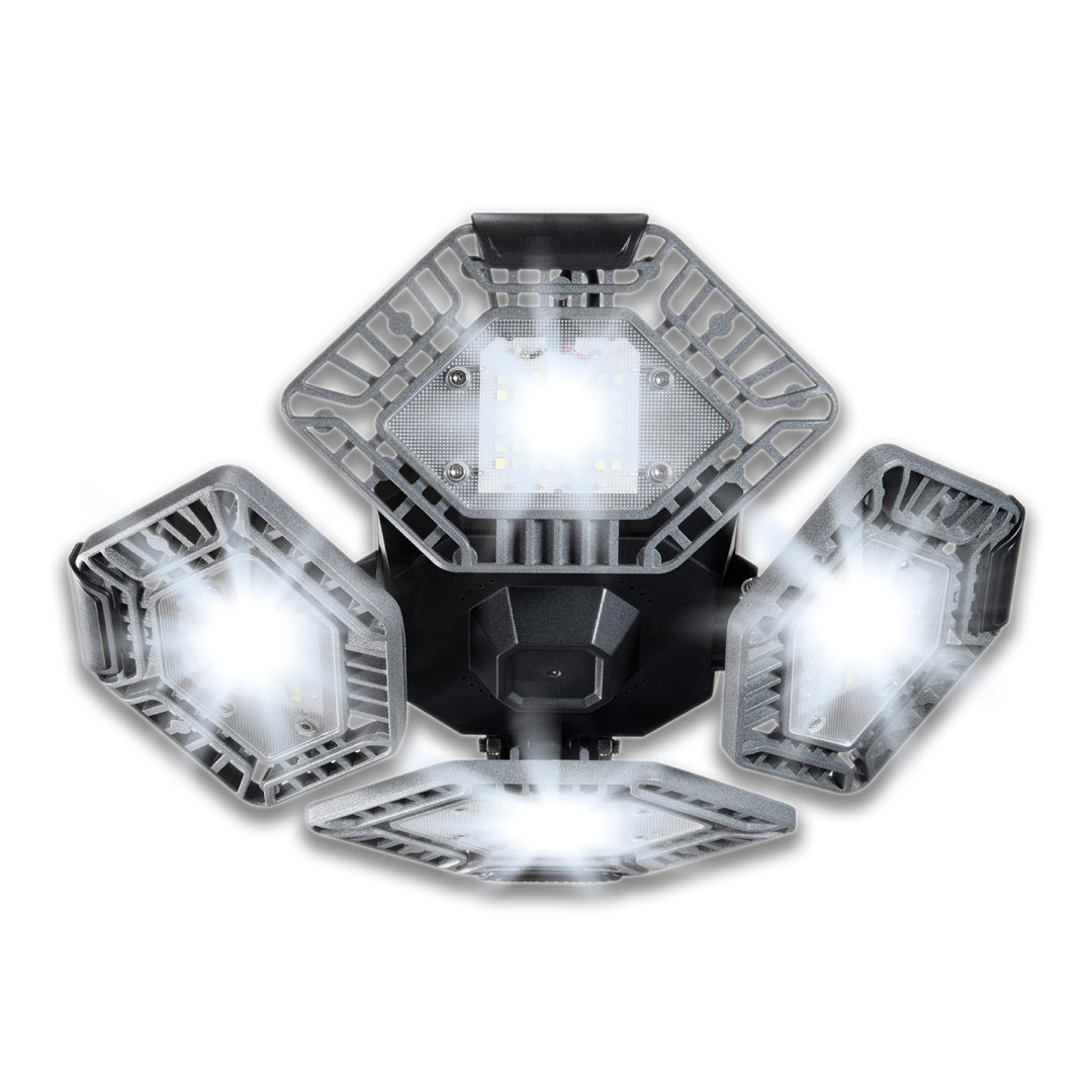 Bell+Howell Quadburst 5500 Lumens Multi Directional Ceiling Light with 4 Adjustable Panels Bell + Howell