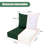 Fade Resistant Outdoor Chair Cushions Set Of 2, Deep Seat Patio Cushions 22 X 22 With Removable Cover, 28D High Resilience Foam Replacement Outdoor Seat Cushions With For Sofa, Adirondack Chair, Sectional,Dark Green-124896494-124896488