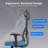 Ergonomic Mesh Office Chair with Adjustable Lumbar Support &Headrest, 3D Armrests, Reclining Function, Breathable Design-1940580800