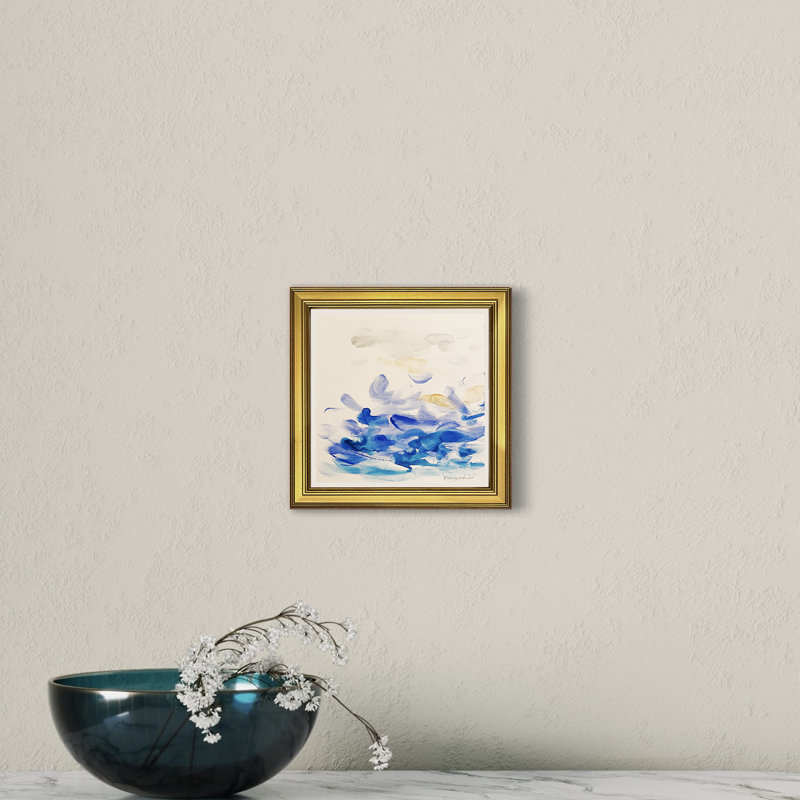 The Touch of Ocean No.1 by Fanyu Lin - Single Picture Frame Painting