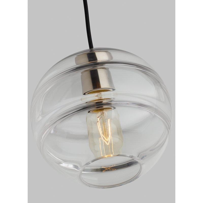 Sedona 1 - Light Pendant, Clear, Yes, Satin Nickel