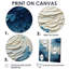 Vagues modernes bleues et blanches de la côte III - impressions sur toile côtières-1837654358-1837654376-1837654379