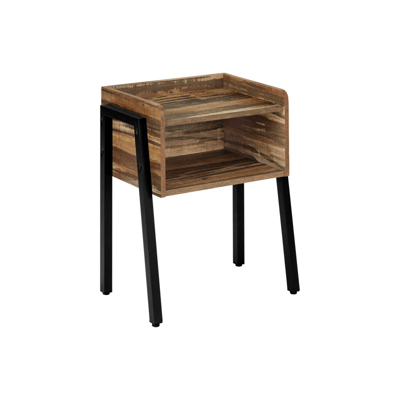 Table de chevet élégante, table de chevet, table d'appoint, table d'appoint contemporaine pour la maison, Brun
