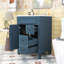 Meuble-lavabo avec lavabo, 2 tiroirs profonds et tablette réglable