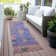 Machine Washable Indoor/Outdoor Xhevrie Purple Rug