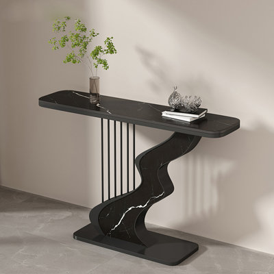 Rectangular Sintered Stone;Iron Console Table