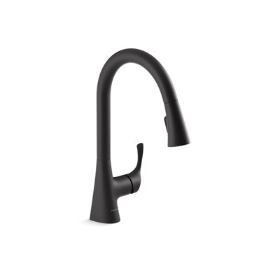 Robinet de cuisine à poignée simple Valton avec MasterClean et douchette latérale Valton