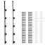 5 Piece Square Steel Floating Shelf-898294949