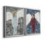 Angels "Tout le monde", ensemble de 2 reproductions sur toiles encadrées-462000006-462000008