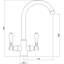 Abode Keswick Traditional Dual Handle Monobloc Tap-94075851