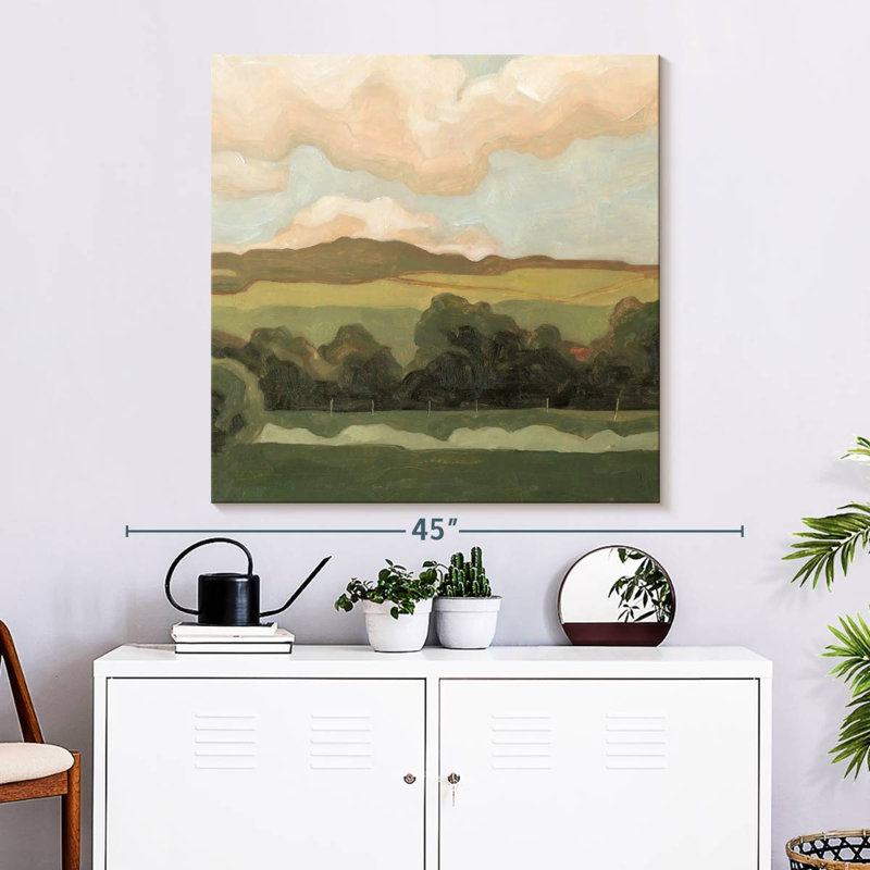 Alvord Ochre Evening I, 33" H x 33" W