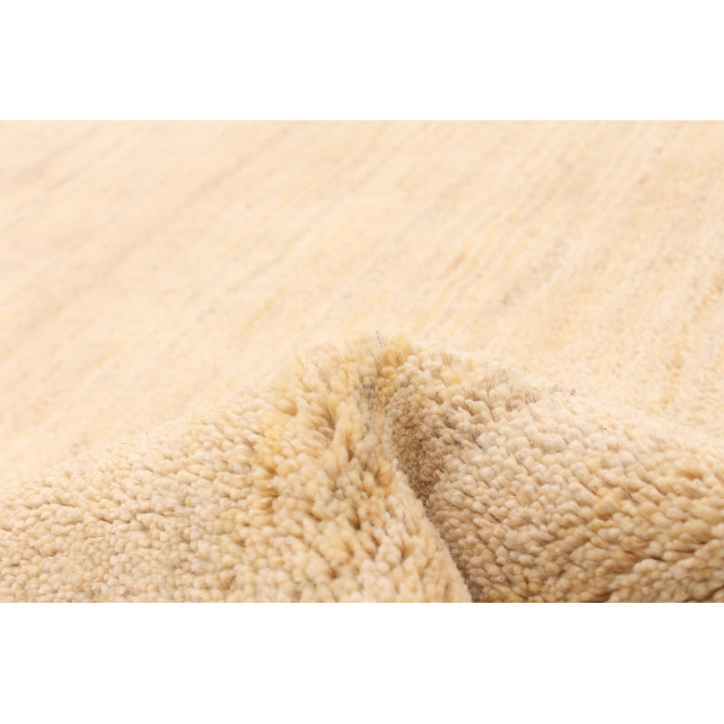 Tapis crème Helbe Gabbeh 4 pi 9 po x 6 pi 5 po