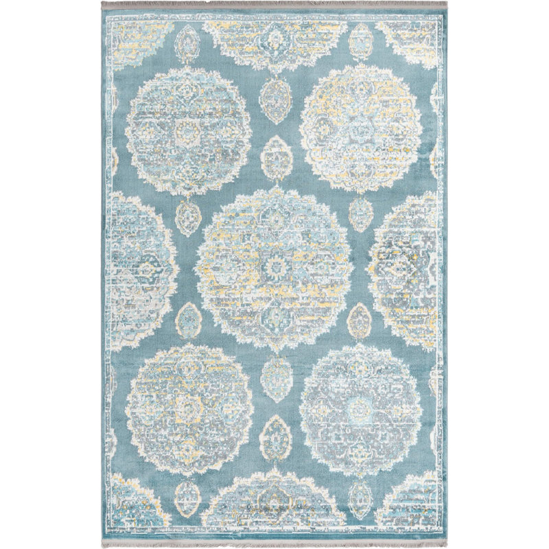 Oriental Indoor Rug, Rectangle 6' x 9'