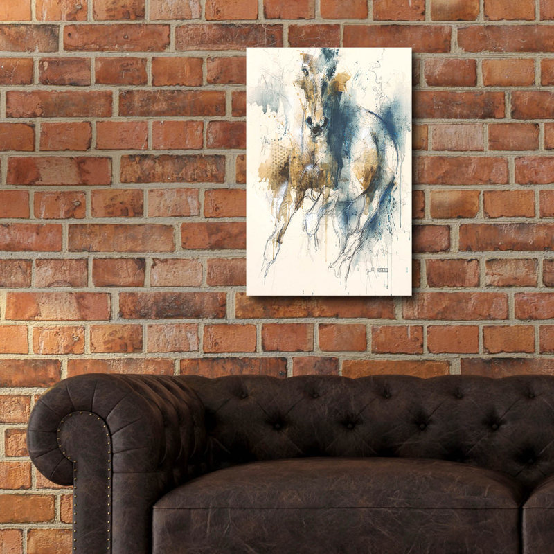  «Equine Nude 143» par Benedicte, art mural en verre acrylique, 16 po x 24 po, H 24 po x l 16 po