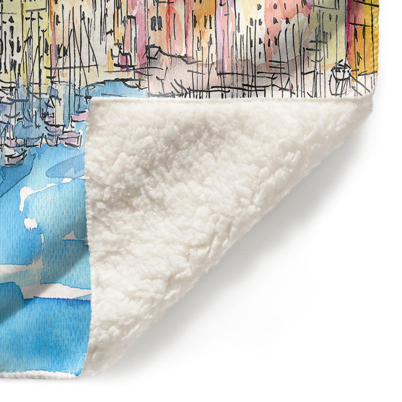  Couverture Palermo Italie, 51 po x 60 po