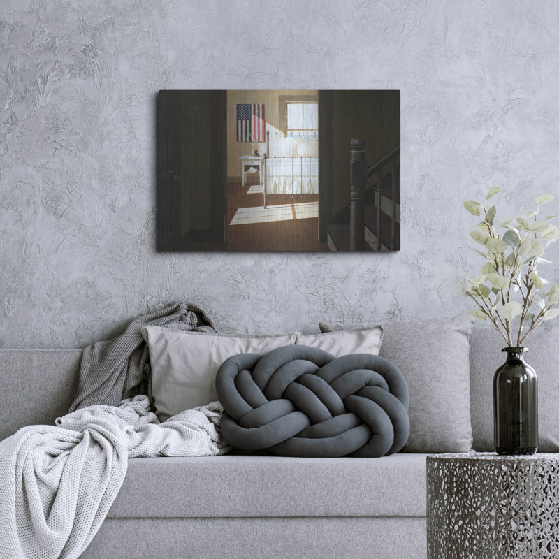 «Chambre à coucher» par Zhen-Huan Lu, H 24 po x l 36 po