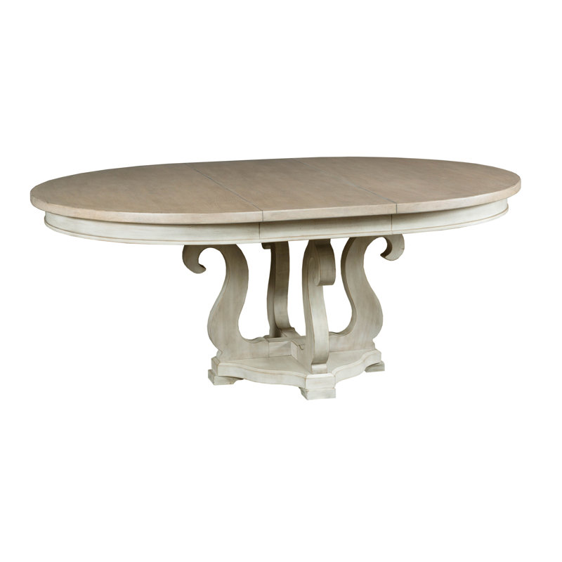 Oakman Extendable Round Dining Table