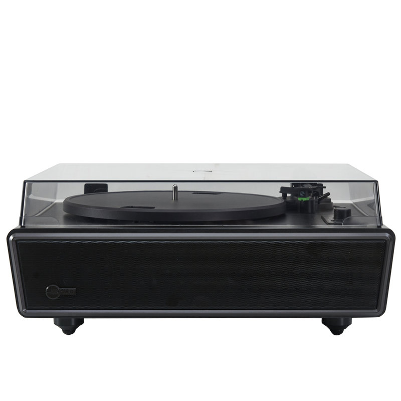 Arkrocket Huygens Bluetooth Record Player Turntable with Built-in Speakers (Black)