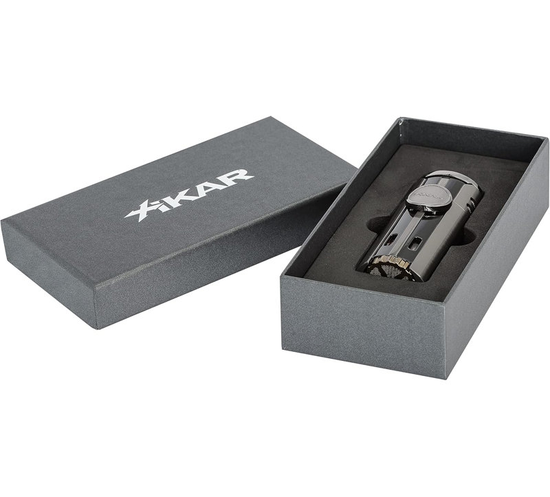 Allume-cigare Xikar HP4 Diamond, Gris