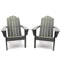 LuXeo Marina HDPE Outdoor Adirondack Chair-1458038644