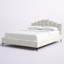 Grand lit plateforme tapissier Susannah