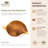 Mango Leaf Teak Wood Plate  (Set Of 2)