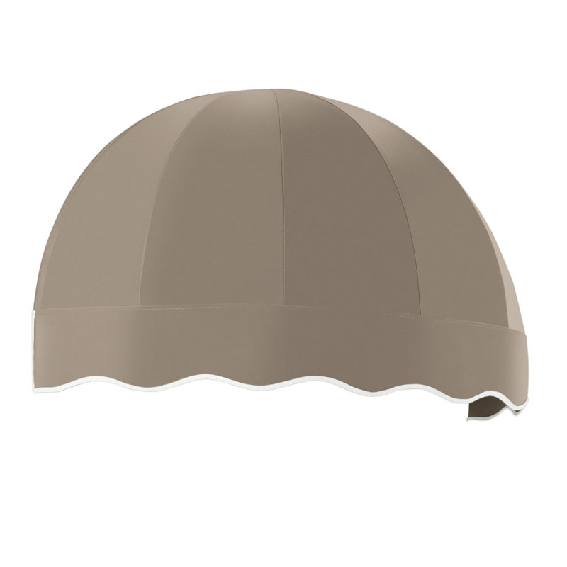 Auvent fixe en tissu acrylique Bostonian Awntech, H 32,25 po x l 52,5 po x P 26,25 po, Taupe