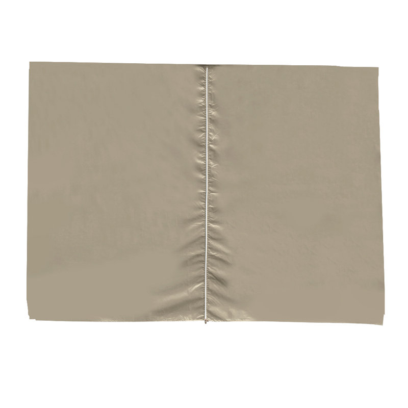 Ahlona Dakota Fields Fabric Side Wall with Zipper for Pop-up Gazebo, 181 cm H x 300 cm W x 0.5 cm D, Beige