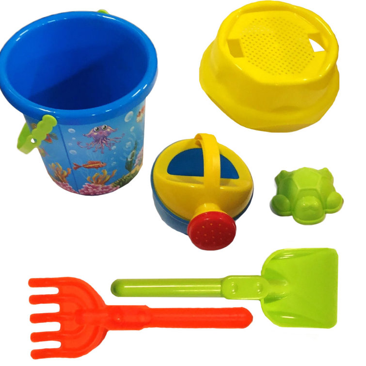 Small Summer Sand Bucket with Shovel