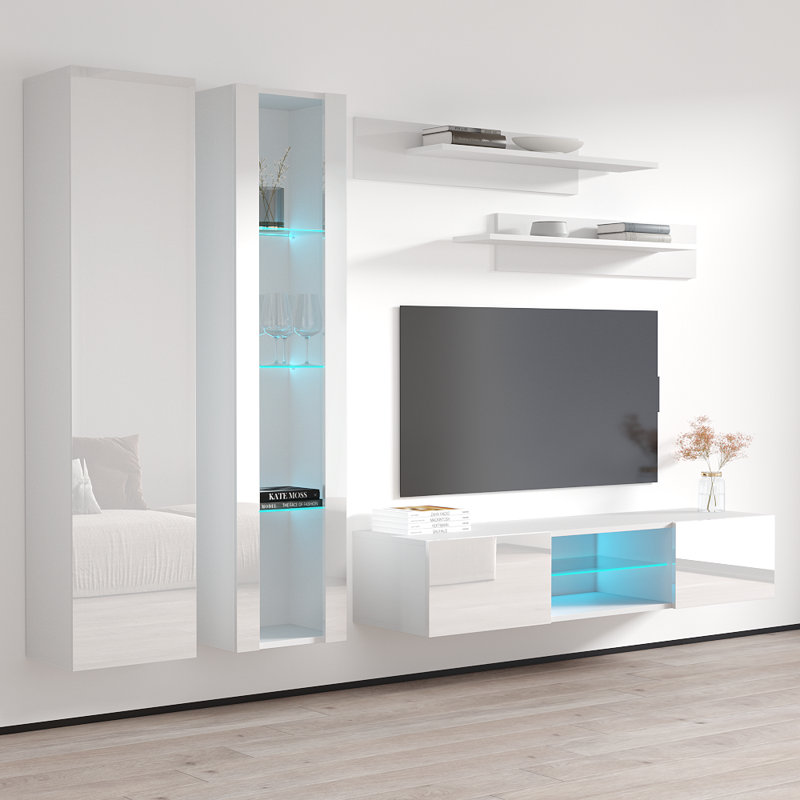 Meuble audio-vidéo Fly, Blanc