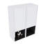 Armoire latérale de salle de bain 12 po, 2 portes à fermeture douce, fixation flottante, 12 * 2 (emballage KD)