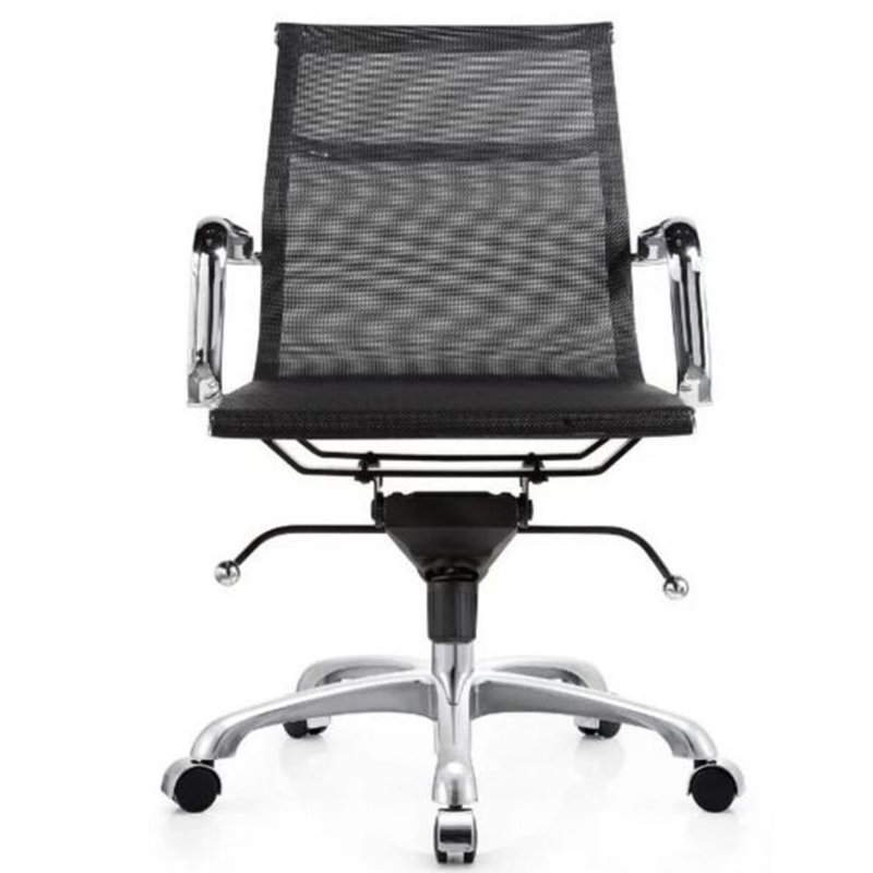 Chaise de bureau en filet Sunny, Noir, noir, noir, noir