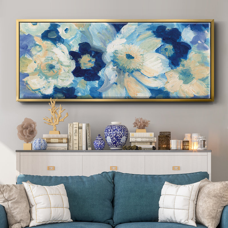 Blue Nocturne II- Framed Canvas