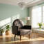 Fauteuil décoratif en cuir PU l 29,53 po x P 26,38 po x H 34,65 po Carmel