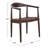 Kazbah 18.9'' H Leather Upholstered Armchair-396131410