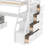 Glinnie Kids Twin Loft Bed with Drawers-380194556