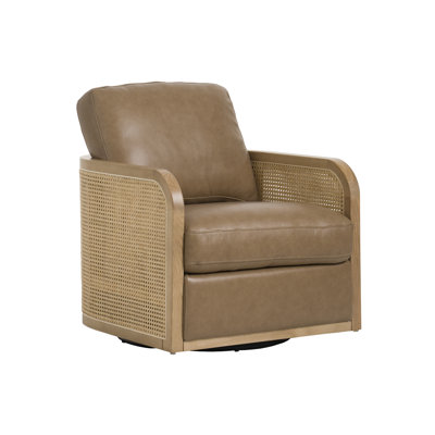 Yunus Upholstered Swivel Armchair