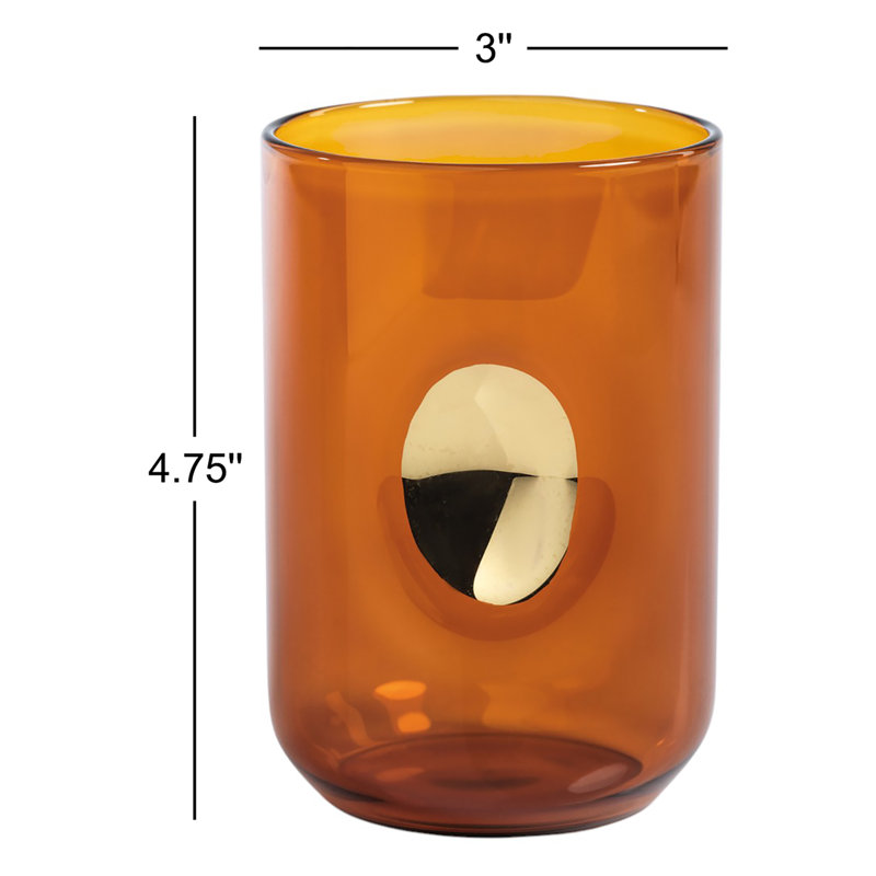 16,3 oz. Eastpoint Ensemble de verres à boire, Ambre du désert