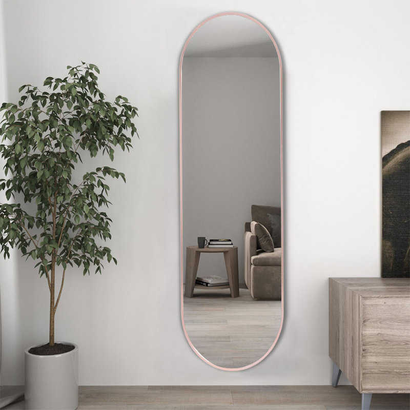 Metal Oval Mirror