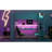 Wood Twin Gaming Loft Bed With Desk, Storage, Led Lights, Charging - Dark Gray Multiple Led, Plug