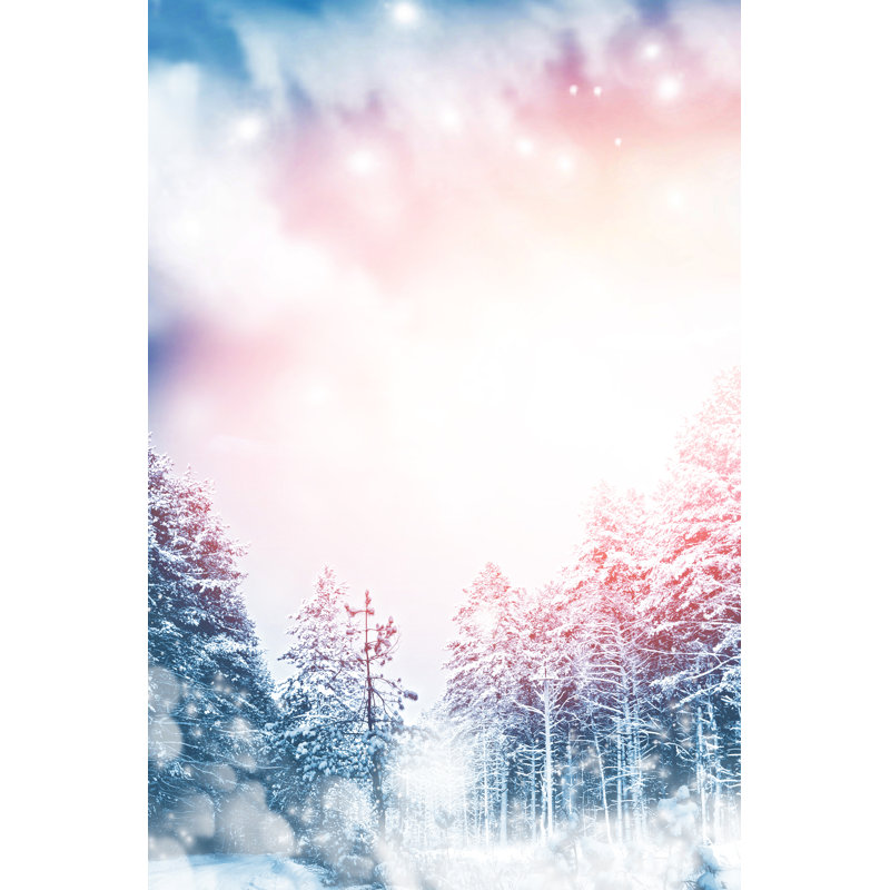 Snow Covered Trees by Elena Shutova - Wrapped Canvas Print, 46cm H x 30cm W x 3.8cm D
