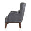 Fauteuil à oreilles capitonné l 30,71 po Bharti-1514443794