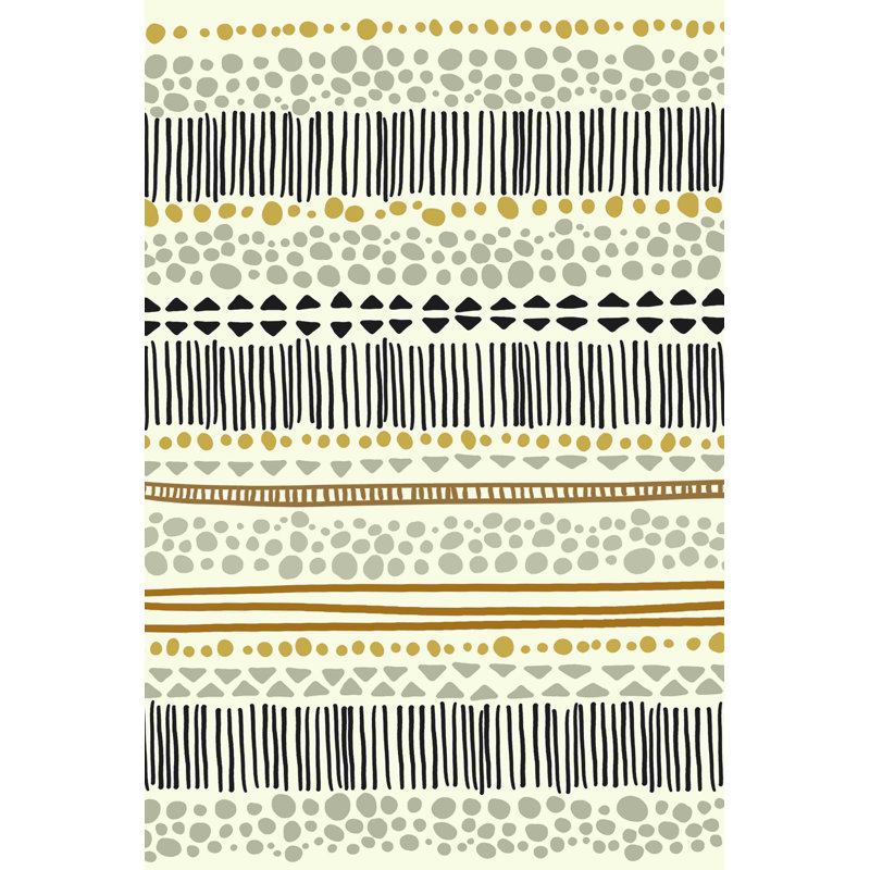 " Tribal Pattern 5 " Painting Print, 18" H x 12" W  