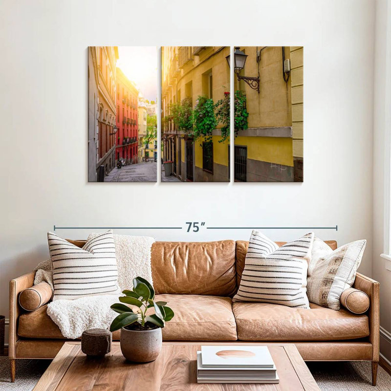 Madrid Old Street, 36" H x 57" W