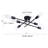 6-Light Semi-Flush Mount Ceiling Light