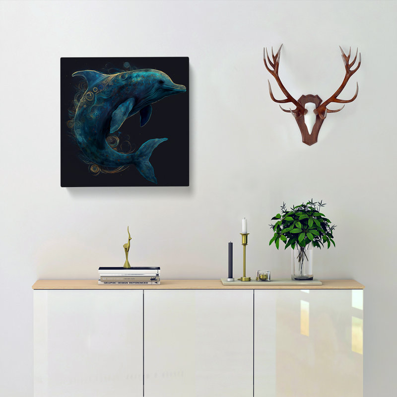 Dolphin Boho No.1 - No Frame Print