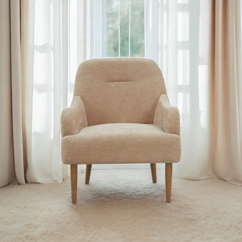 Gibora Upholstered Armchair, Brown