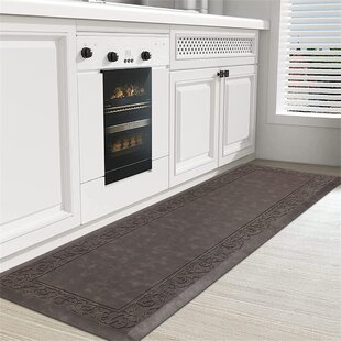SoHome Original Gentle Step Anti-Fatigue Standing Floor Mat, Great for  Kitchen/Office/Laundry Room, Waterproof/Easy Clean/Non Slip Backing,  Phthalate Free 17 x 39 Black 