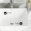 Lavabo vasque carré en céramique St. Tropez
