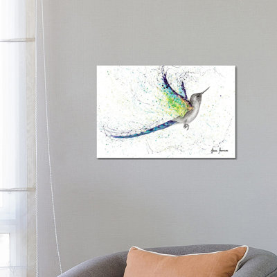 Secret City Hummingbird by Ashvin Harrison - Wrapped Canvas Print